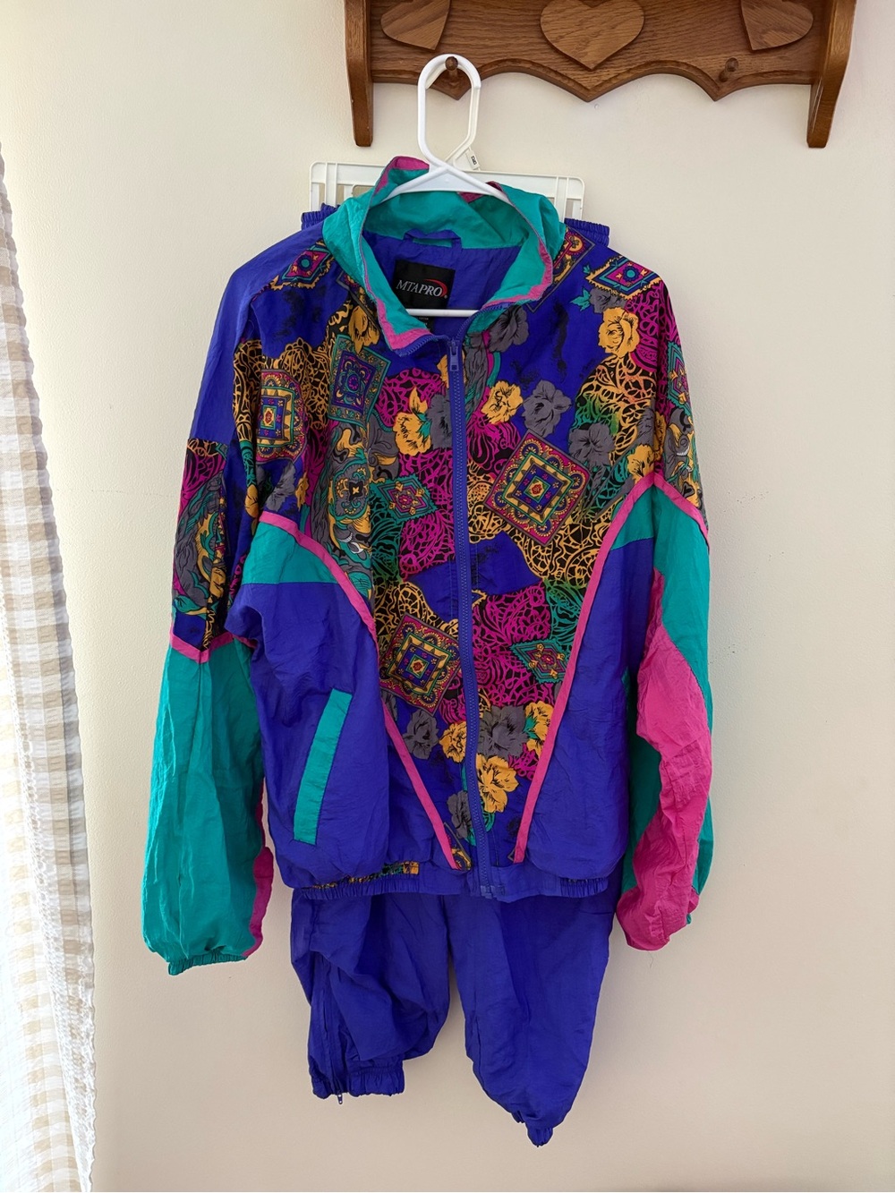 Vintage 90s MTA Pro Women's Track Jacket and Pants Set Size Large